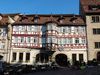 Südfassade zum Marktplatz hin, April 2016. Foto: Daniel Stihler (StadtA Schwäb. Hall DIG 09980)