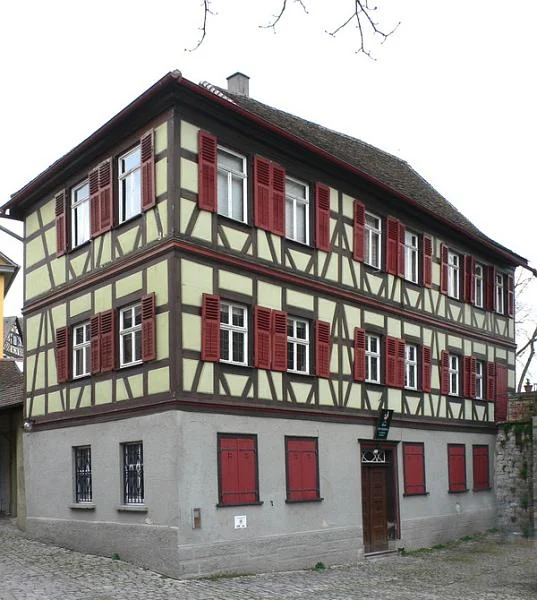 Vom Haalplatz aus. Bild von 2007. Foto: Dietmar Hencke (StadtA Schwäb. Hall DIG 02124)