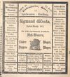 Anzeige der Spielwaren-Handlung von Sigmund di Centa aus dem Haller Tagblatt vom 14.9.1875. Foto: Stadtarchiv