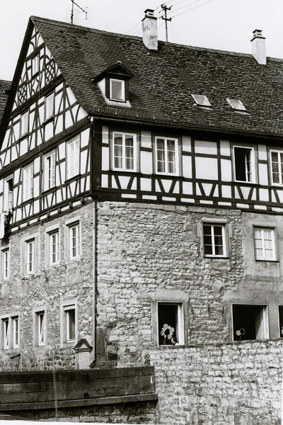 Bild von 1980. Foto: Landesdenkmalamt (StadtA Schwäb. Hall FS 11936)