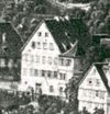 Auf einer Stadtansicht um 1900 (StadtA Schwäb. Hall FS 01103)
