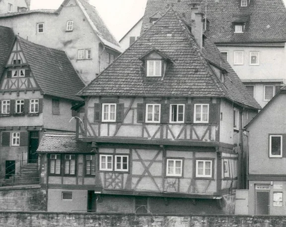 Bild von 1977. Foto: Haller Tagblatt (StadtA Schwäb. Hall FS 06441)