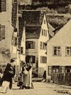 Ein fast identischer Blickwinkel auf einer Postkarte um 1910-1920 (StadtA Schwäb. Hall PK-04569)