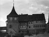 Blick von der Mauerstraße aus. Undat., um 1928-1934. Fotograf unbekannt (StadtA Schwäb. Hall DIG 05908, Original: Ivo Lavetti / www.nostalgus.de, alle Rechte vorbehalten)