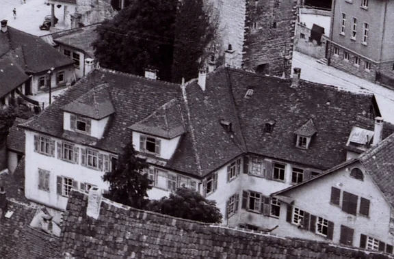 Bild um 1950. Foto: Adolf Schumacher (StadtA SHA FS 49817)