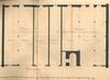 Grundriss der neuen Scheune, 1866. Links die spätere Hausnummer Blendstatt 6/2, rechts die Nummer 6/1. Deutlich zu sehen ist der Zugang zum Gewölbekeller unter 6/1 (StadtA SHA 27/0011)