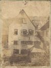 Ausschnitt aus dem Primärkataster  von 1827. Wie der Grundriss zeigt, standen der Turm und der nördlich anschließende Zwinger noch (StadtA SHA S13/0686)