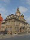 Südostansicht vom Marktplatz aus, März 2017. Foto: Daniel Stihler (StadtA Schwäb. Hall DIG 10192)