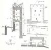 Rekonstruktion des ursprünglichen Bauzustands um 1200. Aus Eduard Krüger: Die Stadtbefestigung von Schwäbisch Hall, Schwäbisch Hall 1966, S. 53