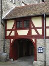 Tor zum Innenhof, Mai 2009. Foto: Daniel Stihler (StadtA SHA DIG 00678)