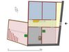 Grundriss im Erdgeschoss, Zustand um 1815. Der Altbau von 1555 ist grau unterlegt. Plan: Albrecht Bedal (StadtA Schwäb. Hall DIG 11560)