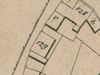 Ausschnitt aus dem Primärkataster  von 1827.  Das Haus hat die Nummer 129 (StadtA SHA S13/0842)