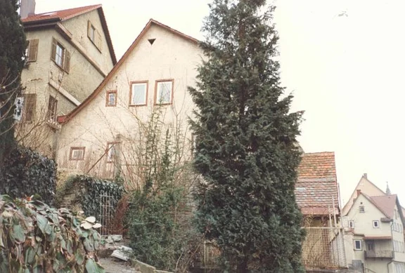 Südansicht vor Beginn der Renovierungsarbeiten, 1997 (Baurechtsamt Schwäb. Hall, Bauaken)