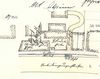 Diese Skizze von 1911 zeigt  einen Teil der zahlreichen Hintergebäude der Wirtschaft (StadtA Schwäb. Hall 27/367)