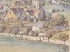 Ausschnitt aus einem Gemälde von J. Berger, 1895, mit der Comburg und Steinbach (StadtA Schwäb. Hall S10/2246)