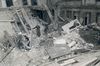 Bergungsarbeiten am eingestürzten Hinterhaus nach dem Luftangriff vom 23. Februar 1945 (StadtA Schwäb. Hall FS 38475)