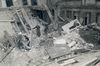 Bergungsarbeiten am eingestürzten Hinterhaus nach dem Luftangriff vom 23. Februar 1945 (StadtA Schwäb. Hall FS 38475)