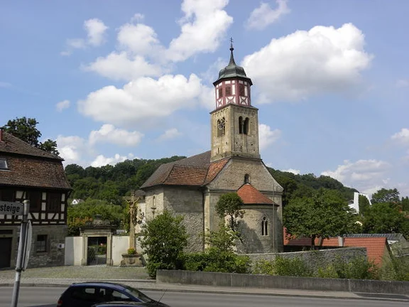 Blick auf den Turmchor, Bild von 2014. Foto: Günter Albrecht (StadtA Schwäb. Hall DIG 7094)