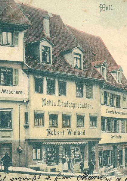 Ausschnitt aus einer auf 1913 datierten Postkarte (StadtA SHA PK 01425)