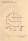 Querschnitt zum Umbau des Hauses als Banndienststelle der HJ, 1943 (Baurechtsamt Schwäb. Hall, Bauakten)