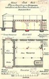 Plan zu einem Umbau der Scheuer von 1928 (Baurechtsamt SHA, Bauakten)