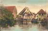 Kolorierte Postkarte von etwa 1900  (StadtA Schwäb. Hall FS PK 2163)