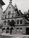 Die Post noch um ursprünglichen Bauzustand, 1934. Fotograf unbekannt (StadtA Schwäb. Hall FS 27304)