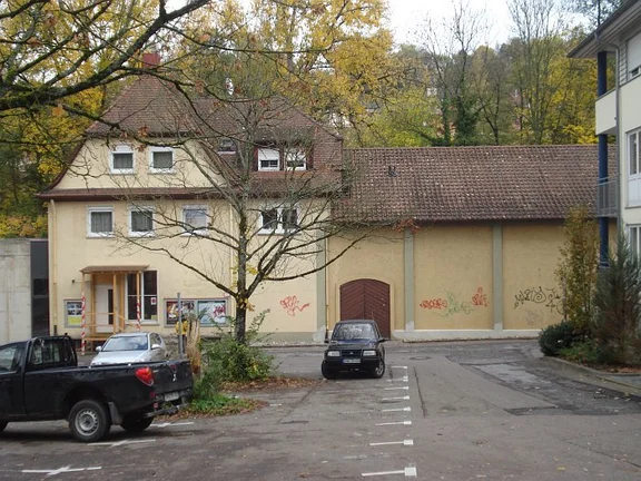 Südwestansicht, Oktober 2008. Foto: Daniel Stihler (StadtA SHA Server Häuserlexikon)