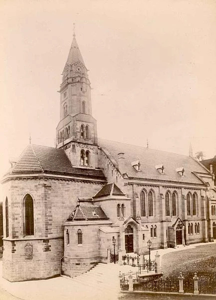 Foto von 1899, nach Abschluss des Umbaus (StadtA SHA AL/0021)