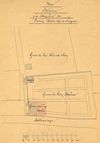 Lageplan zum Umbau in ein Wohnhaus, 1871 (StadtA SHA 27/371)