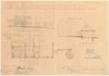 Pläne für den Einbau eines eigenen Eingangs in das im Anbau untergebrachte Friseurgeschäft von 1937 (StadtA Schwäb. Hall 27/550)