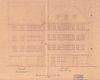 Fassade des Neubaus zur Rosmarinstraße, korrigierter Plan von 1935 (Baurechtsamt SHA, Bauakten)