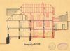 Längsschnitt für die Erweiterung des Hauses, 1900 (StadtA SHA 27/371)