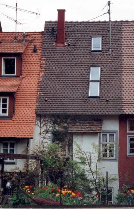 Rückseite, 1992 (Baurechtsamt SHA, Bauakten Lange Straße 24)