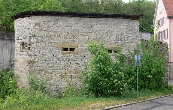 Ostseite. Bild aus dem Juni 2007. Foto: Dietmar Hencke (StadtA Schwäb. Hall DIG 03809)