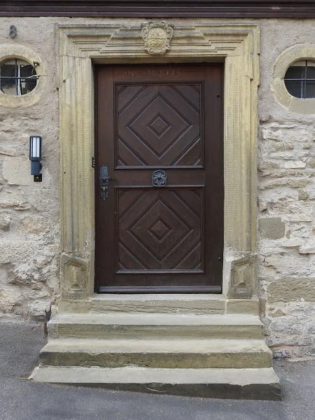 Barockportal, Bild von 2015. Foto: Günter Albrecht (StadtA Schwäb. Hall DIG 07166)