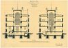 Zwei Querschnitte durch das „Zellengebäude“, Stand Juni 1899 (StadtA Schwäb. Hall S06/P06796)