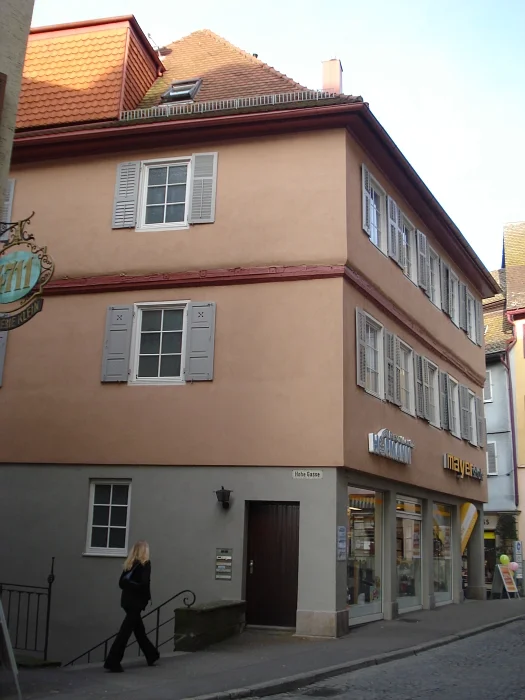 Südostansicht, März 2009. Foto: Daniel Stihler (StadtA SHA Server Häuserlexikon)
