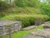 Blick aus Richtung Nordwesten auf die Reste des Turms, Mai 2013. Foto: Daniel Stihler (StadtA SHA DIG 3674)