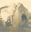 Ruine des Pulverturms, Mai 1953. Foto: Dr. Eduard Krüger (StadtA Schwäb. Hall FS 54117)