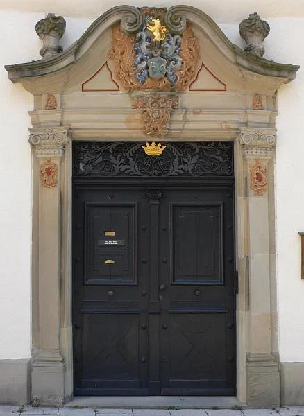 Portal, August 2007. Foto: Dietmar Hencke (StadtA Schwäb. Hall Server Häuserlexikon)