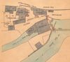 Lageplan der Mühle von 1913 (StadtA SHA 21/1815)