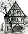 Bild des Hauses vor dem Abbruch, 1970. Foto: Hans Kubach (StadtA Schwäb. Hall FS 01022 )