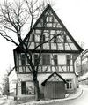 Bild des Hauses vor dem Abbruch, 1970. Foto: Hans Kubach (StadtA Schwäb. Hall FS 01022 )