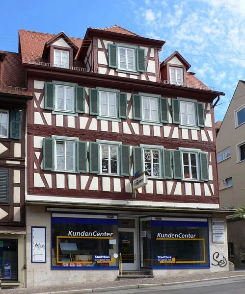 Südansicht, August 2007. Foto: Dietmar Hencke (StadtA SHA Server Häuserlexikon)