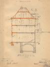 Aufstockung des Haupt- und Nebengebäudes, 1925: Erdgeschoss (Privatbesitz).