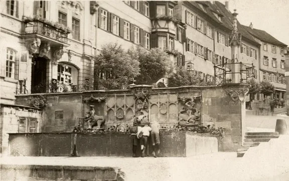 Gesamtansicht um 1930. Aus einem Fotoalbum des Justizassistenten Johannes Wagner (StadtA Schwäb. Hall R94/6)