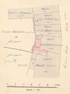 Lageplan zum rückwärtigen Erweiterungsbau, 1899 (Baurechtsamt Schwäb. Hall, Bauakten Gelbinger Gasse 27)