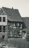 Das alte Haus kurz vor seinem Abbruch, 1933 (StadtA SHA AL-0029)