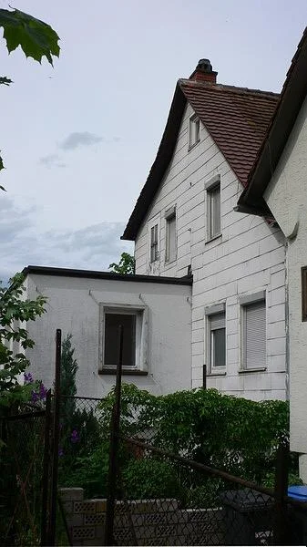 Rückseite. Bild aus dem Juni 2007. Foto: Dietmar Hencke (StadtA Schwäb. Hall DIG 03742)
